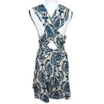 Cupshe  Damask Print Bianca Ornate Sleeveless Cut Out Mini Dress Size XL Resort Photo 9