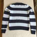 Old Navy Vintage Y2K Striped Sweater Blue - Sz Small Photo 2