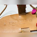 Elina Linardaki Greek Lace Up Gladiator Beaded Fringe Flat Sandal Shoe Size 10 Pink Photo 6