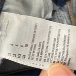 American Eagle  Blue Denim Patch Jean Shorts Womens 6 High Rise Shortie Festival Photo 8