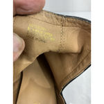 Womans A Rider Girl Mid Ankle Boots 10 Black Stacked Heel Dbl Cutout Toe Guard Photo 6