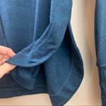 Athleta  Uptempo Teal/Black Marled Hoodie Long Sleeve Top Photo 6