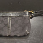 Coach Signature Black Wristlet Photo 0