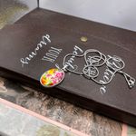 Handmade Vibrant Floral Cabochon Pendant Necklace – Stainless Steel Chain Photo 4