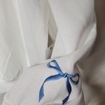 Puppy ''Feeling playful'' women's white hoodie Large Photo 4