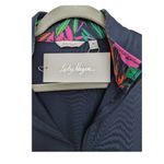 Lady Hagen Patterned Sleeveless Athletic Top Zip NWT Size M Photo 2