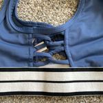 PINK - Victoria's Secret PINK Blue Unlined Sports Bra XS Wireless Cut Out Activewear Victoria's Secret Photo 2