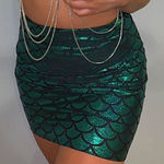 Etsy Green Skirt Photo 0
