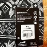 Avia  Fair Isle Black Seamless Leggings SZ L 12/14 Cabin Activewear Winter Skiing Photo 5