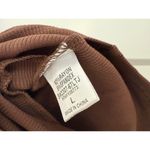 TALULAH $36 New  Square neck Ribbed Crop Tee - Brown - Large Photo 3