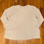 J.Jill Heather Beige Cotton Blend Crewneck Photo 0