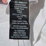 Isabel Marant Étoile Ezalio Floral Embroidered Yoke Linen Blouse Photo 11