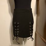 Zaful Black Lace Up Skirt Photo 1