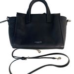 Coach EUC Bleecker Mini Riley Carryall Black Pebbled Leather Crossbody Strap Photo 3