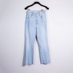 NEW Mother Denim The Hustler Ankle Fray Cotton Stretch Ball's In Your Court Jean Photo 0
