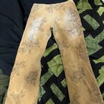 Vintage 2000s Jeans Tan Size 6 Photo 1