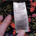 Old Navy  Black Floral Long Sleeve Maternity Blouse Photo 4