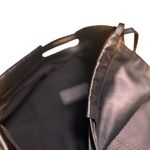 Orciani RARE Black Leather Honeycomb Embossed Backpack Tote NWOT Large 14.5x17 Photo 3