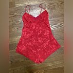 Sensual Fashions 1980’s teddy nightgown. Size Large Red Photo 7