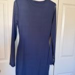 Triple Threads Boutique Navy Dress Blue Size L Photo 2