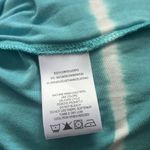 Marc New York  white and teal short sleeve maxi dress | medium Photo 6