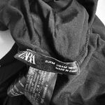 ZARA  Black Scoop Neck High Thigh One Piece Swimsuit Photo 8