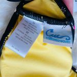 California Waves  Black Floral Flouncy Bralette M Photo 1