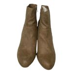 Fergalicious NEW  Fergie Garcia Faux Leather Brown Sand Ankle Boots Booties 11 Photo 4