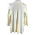 Kate Spade Western Bohemian Fringe Sweater Cowgirl Cream Ivory Neutral Small Photo 6
