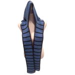 Free People Blue Brown Sammi Stripe Balabonnet Photo 1