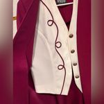 🕸️🌹Vintage woman’s suit🕸️🌹 Red Size 10P Photo 1