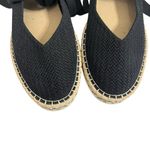 Rothy’s Espadrille Flats Women’s Size 10 Black Woven Lace Photo 7