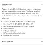 Venus NWOT  Eyelash Relaxed Fit Color Block Plaid Sweater Photo 3