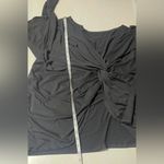 Elegant Black Twist Front Top Women Long Sleeve T Photo 6