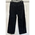 Madewell Trouser The Perfect Wide Leg Jean Seam Edition Black Naylor Wash Sz 30 Photo 8