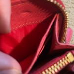 Prada Authentic  vintage Y2K Saffiano leather checkered long wallet pink gold Photo 9