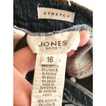Vintage 90's‎ Jones Sport Womens Blue Stretch Denim Capri sz 16 Minimalist Y2K Photo 3