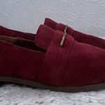 Franco Sarto Red Suede Leather Flat Loafers Women's SHOES Size 9 M Photo 0