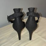 Kelly & Katie Womens 6.5M Vespa Faux Snakeskin Ankle Strap Heels Formal Party Photo 2