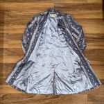 Vintage MICHAEL MICHAEL KORS purple snakeskin print cotton trench coat Photo 2