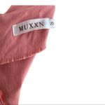 MUXXN Peach 50s Style Swing Fit Flare Cap Sleeve Dress Rockabilly Sz Small‎ Photo 3