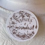 Gypsy  and Moondust Chalk Surplice Long Bell Sleeve Cropped Womens XS Photo 10