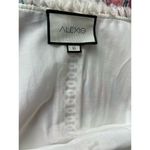 Alexis  White Top Lace Details Ruffle Sleeve And Front Opening Size S MSRP $350 Photo 6