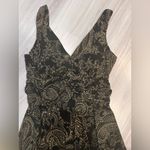 R&K originals Elegant‎ Black Paisley Dress Size 16 Photo 2