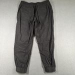 Levi's  Pants Womens L‎ Black Jogger Drawstring Elastic Waist Zipper Cuffs Casual Photo 10