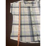 NWT Canyon Guide Outfitters 100%‎ Cotton Button Front Plaid Top (L) Hiking Gorp White Size L Photo 7