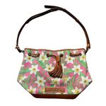 Dooney & Bourke  Pink Daffodil Drawstring Purse Photo 0