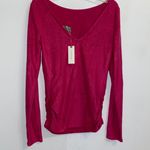 Anthropologie NWT $58  Pink Rhea Boat-Neck Top XS Photo 3