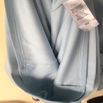 DKNY  Women's Blue Crew-Neck Crepe Pleated-Shoulder Sleeveless Dress Size 10 Photo 13