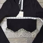 Anwnd Black Beaded Women's Top Photo 2